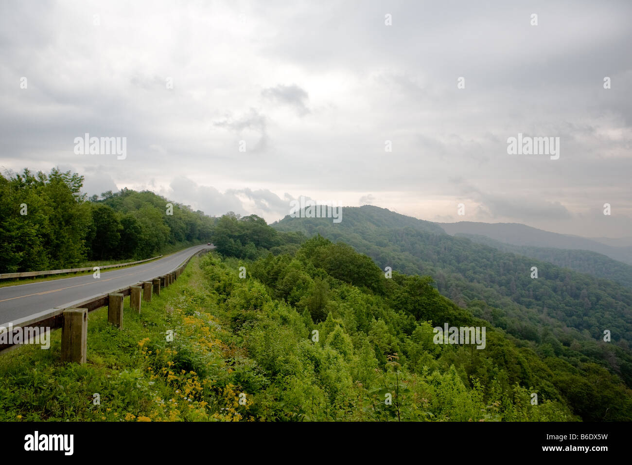 Newfound Gap Road, Great Smoky Mountains National Park Stock Photo