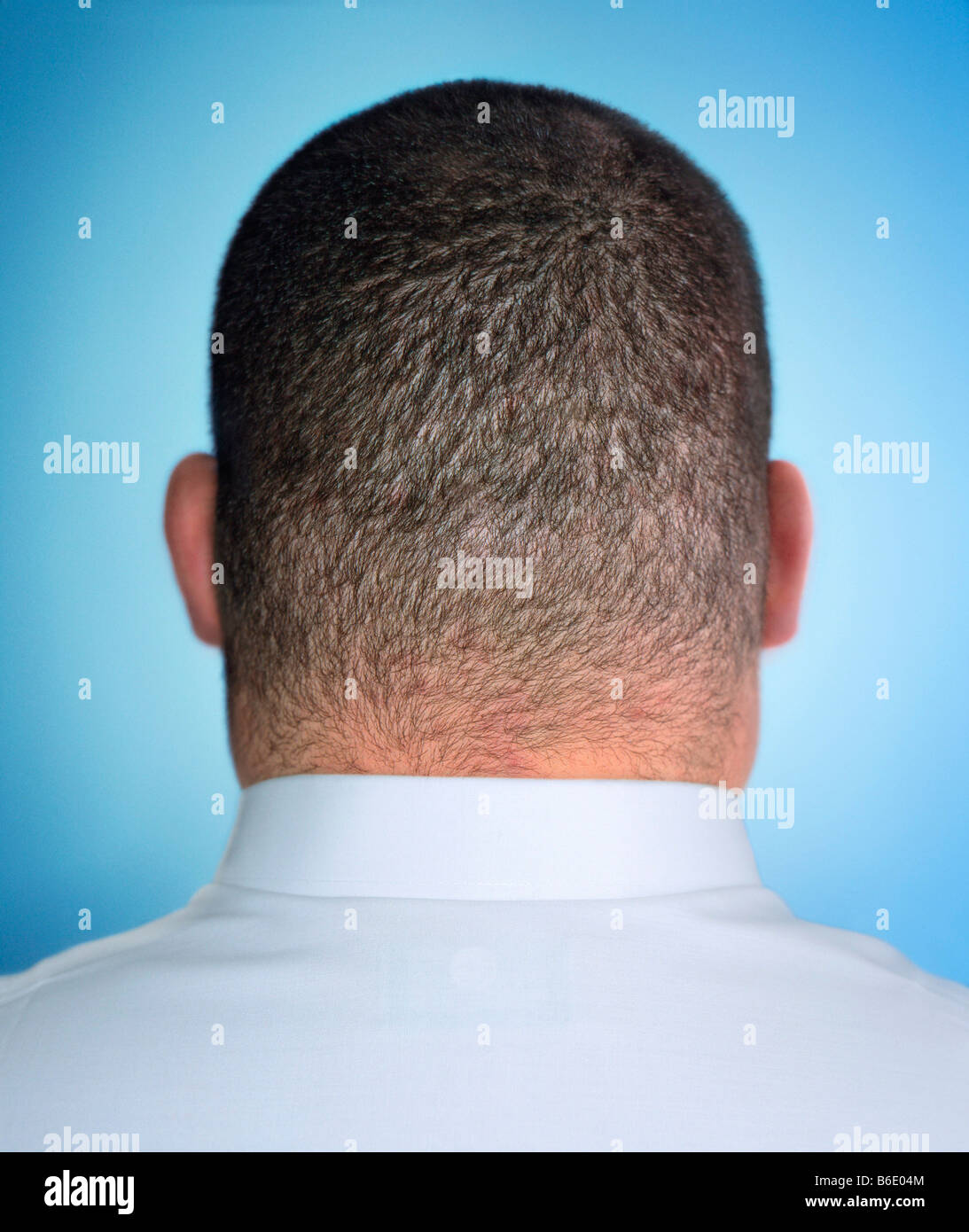 Man seen from behind. Stock Photo