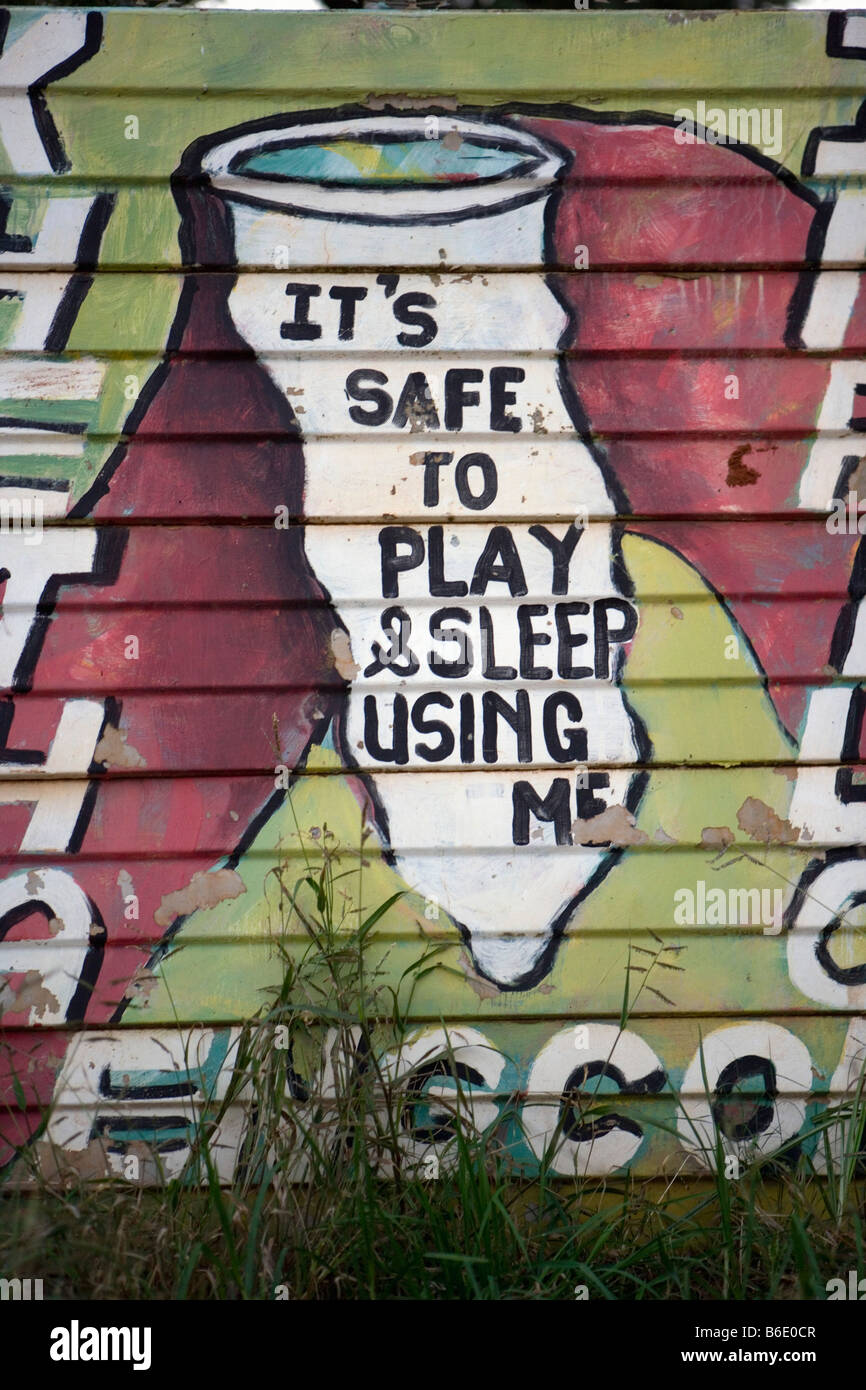 South Africa, Johannesburg, Soweto, HIV / AIDS signs Stock Photo Alamy