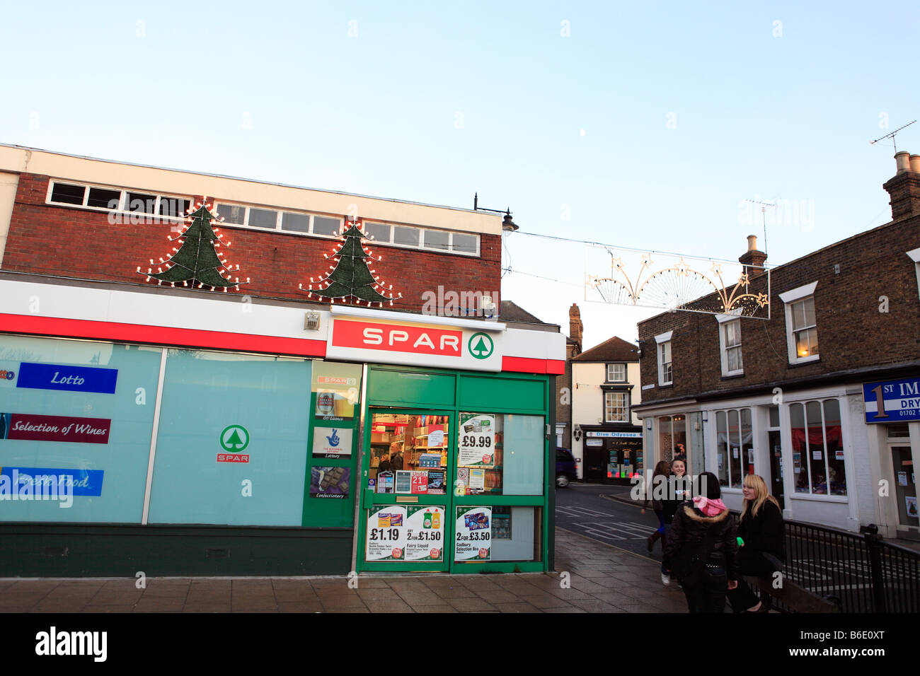 united kingdom essex rochford the spar local supermarket Stock Photo