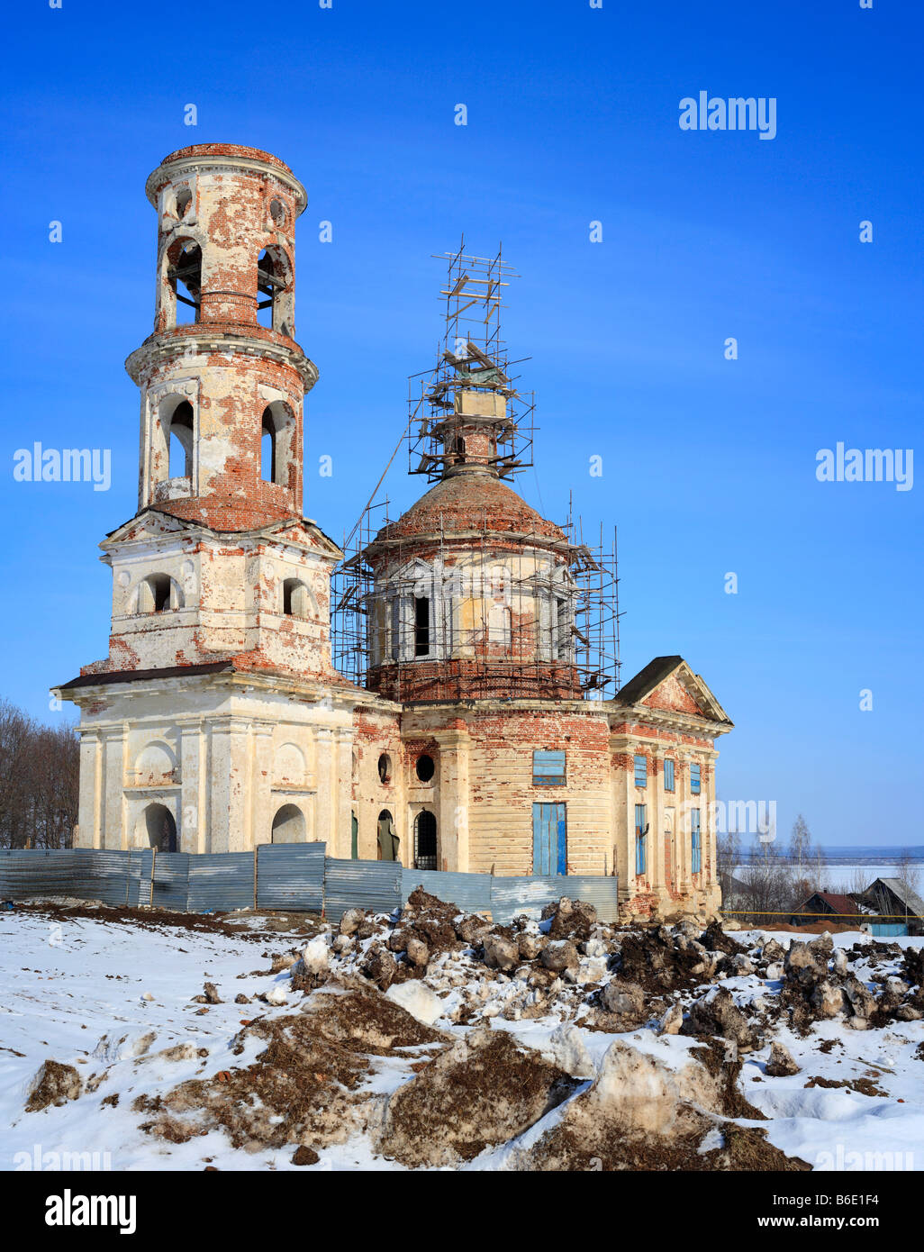 Russian Church Rural Abandoned rural church hi-res stock photography and images - Alamy