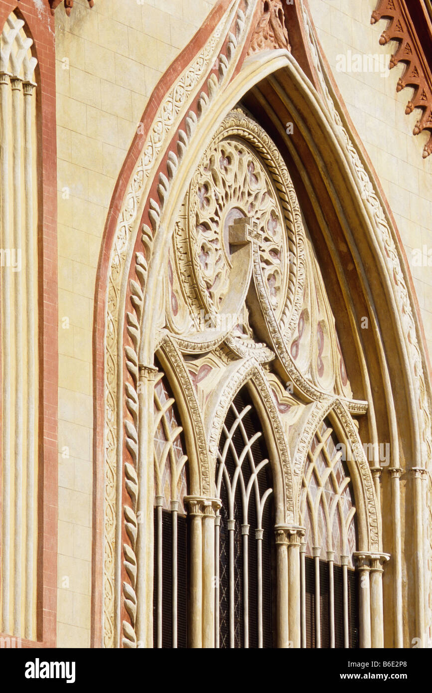 Details of The Franciscain church in the monastery of Cimiez in Nice Stock Photo