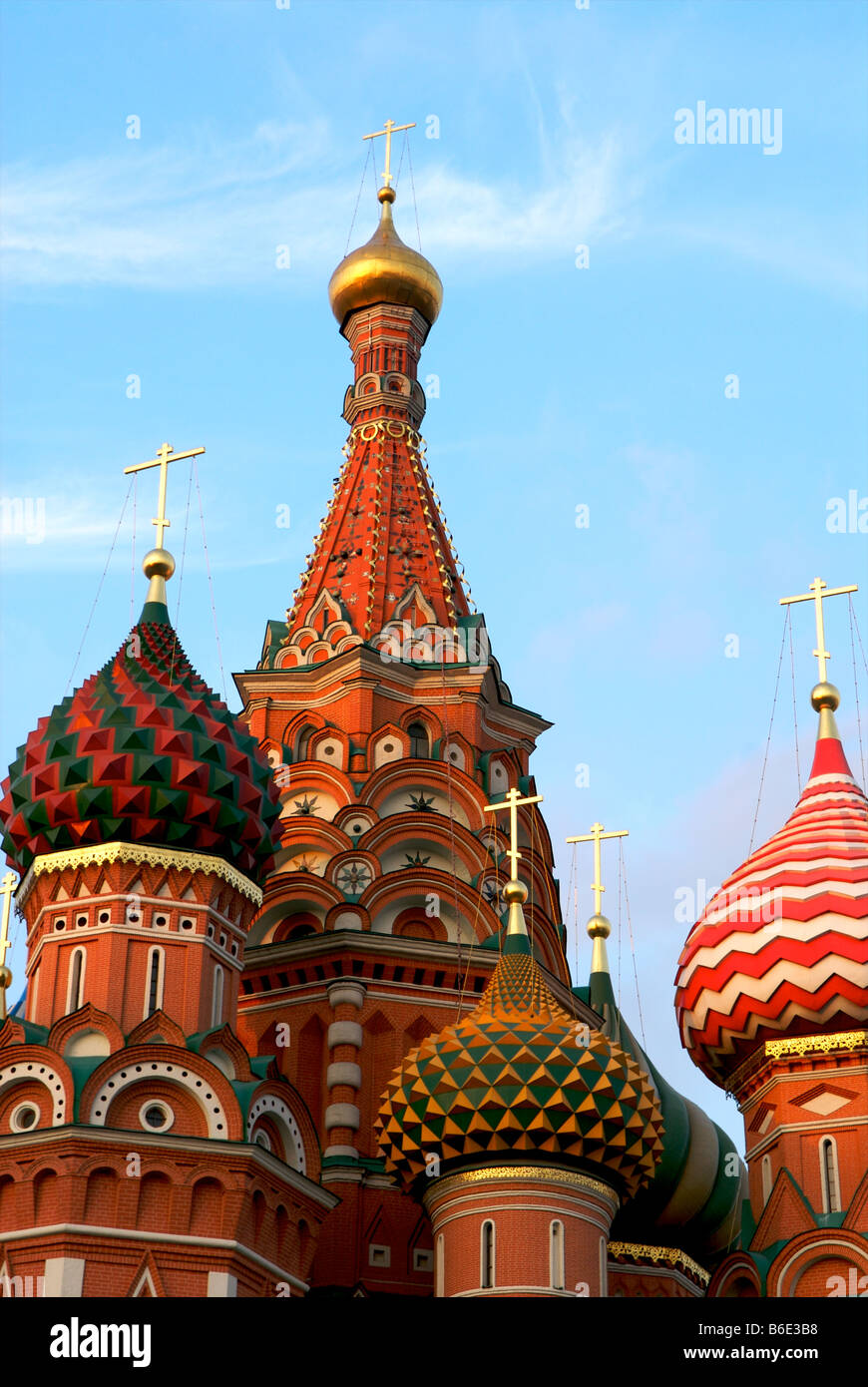 Colorful Onion Shaped Domes of St Basil's Cathedral, Moscow, Russia Stock Photo Alamy