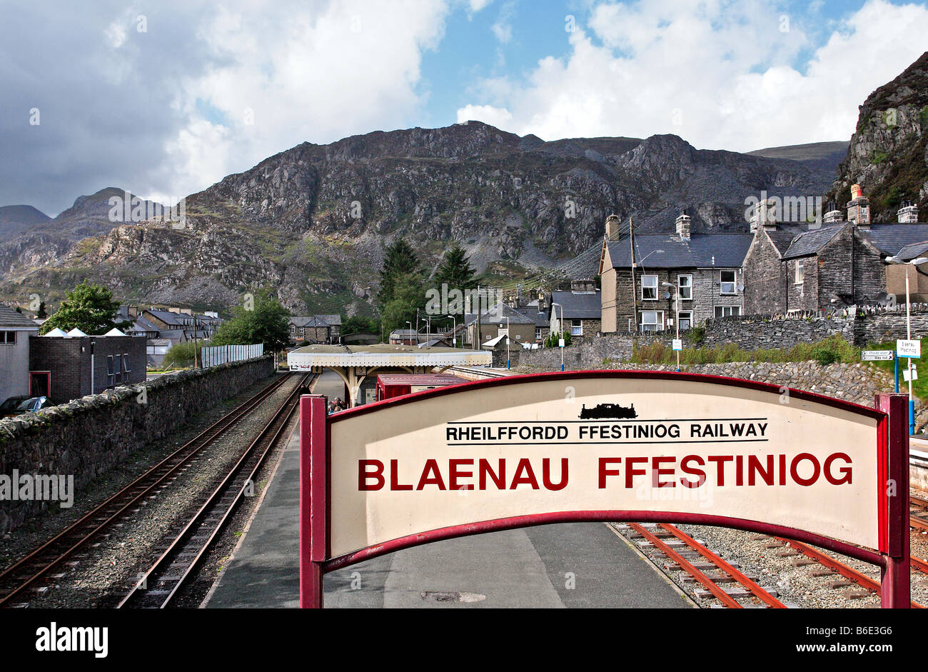 1753 Blaenau Ffestiniog Gwynedd North Wales Stock Photo 21208438 Alamy