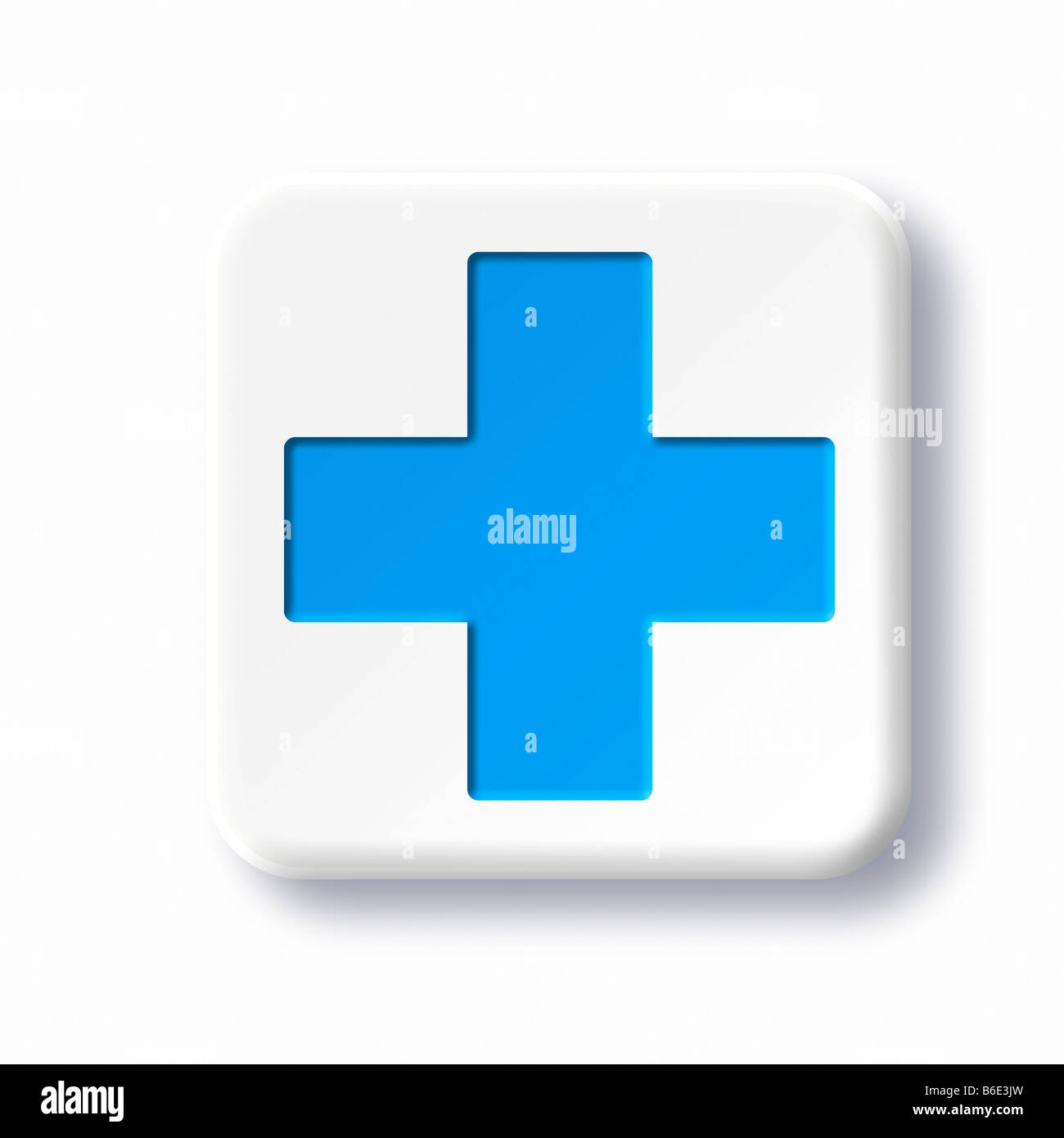 First aid symbol against white background Stock Photo - Alamy