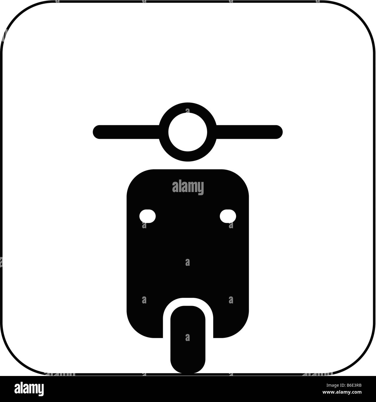 Motorbike symbol hi-res stock photography and images - Alamy