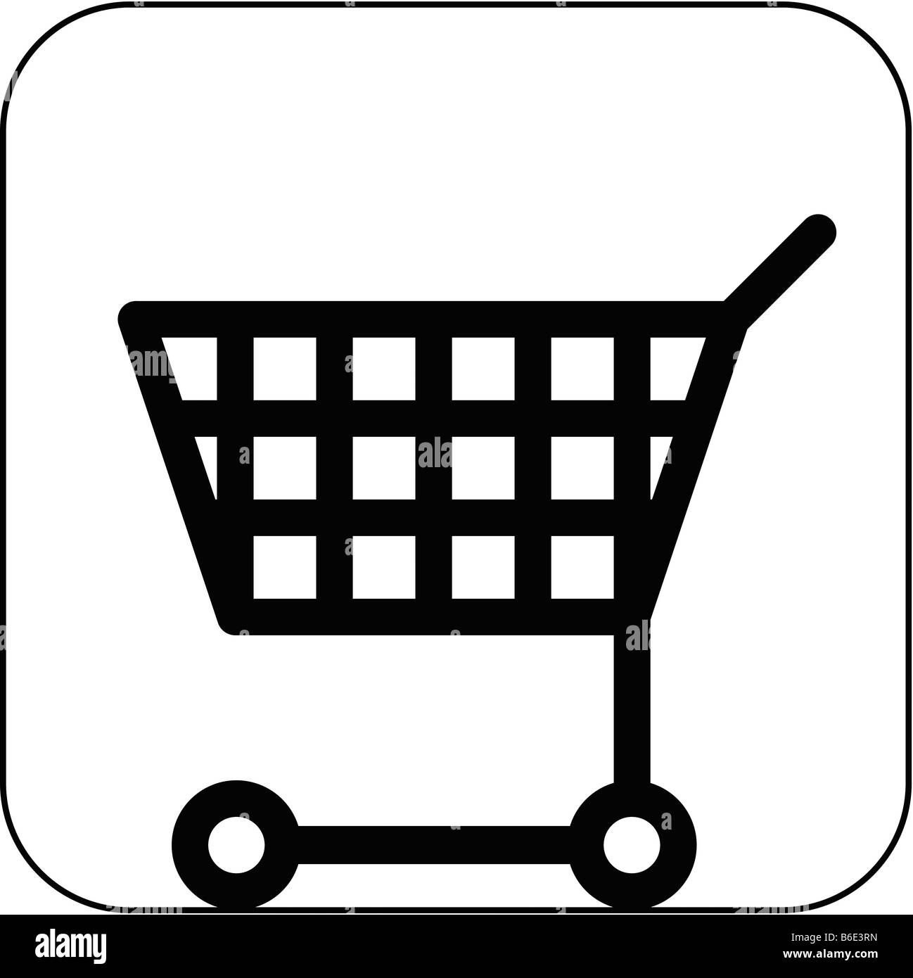 Shopping symbol against white background Stock Photo - Alamy