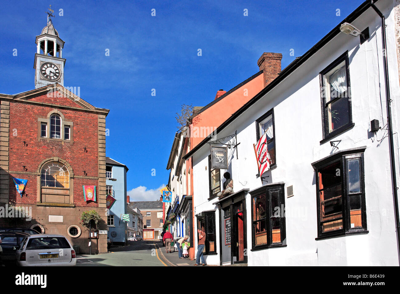 1848 Bishops Castle Shropshire England Stock Photo - Alamy