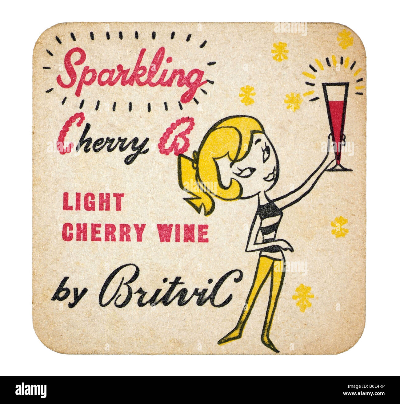 sparkling cherry b light cherry wine by britvic Stock Photo