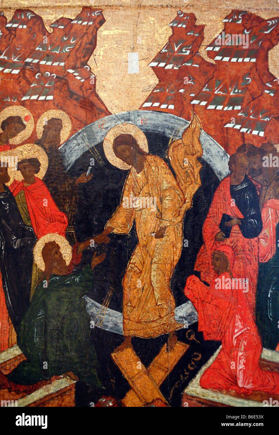 Harrowing of Hell, Russian Icon, religious art, saint, city museum ...