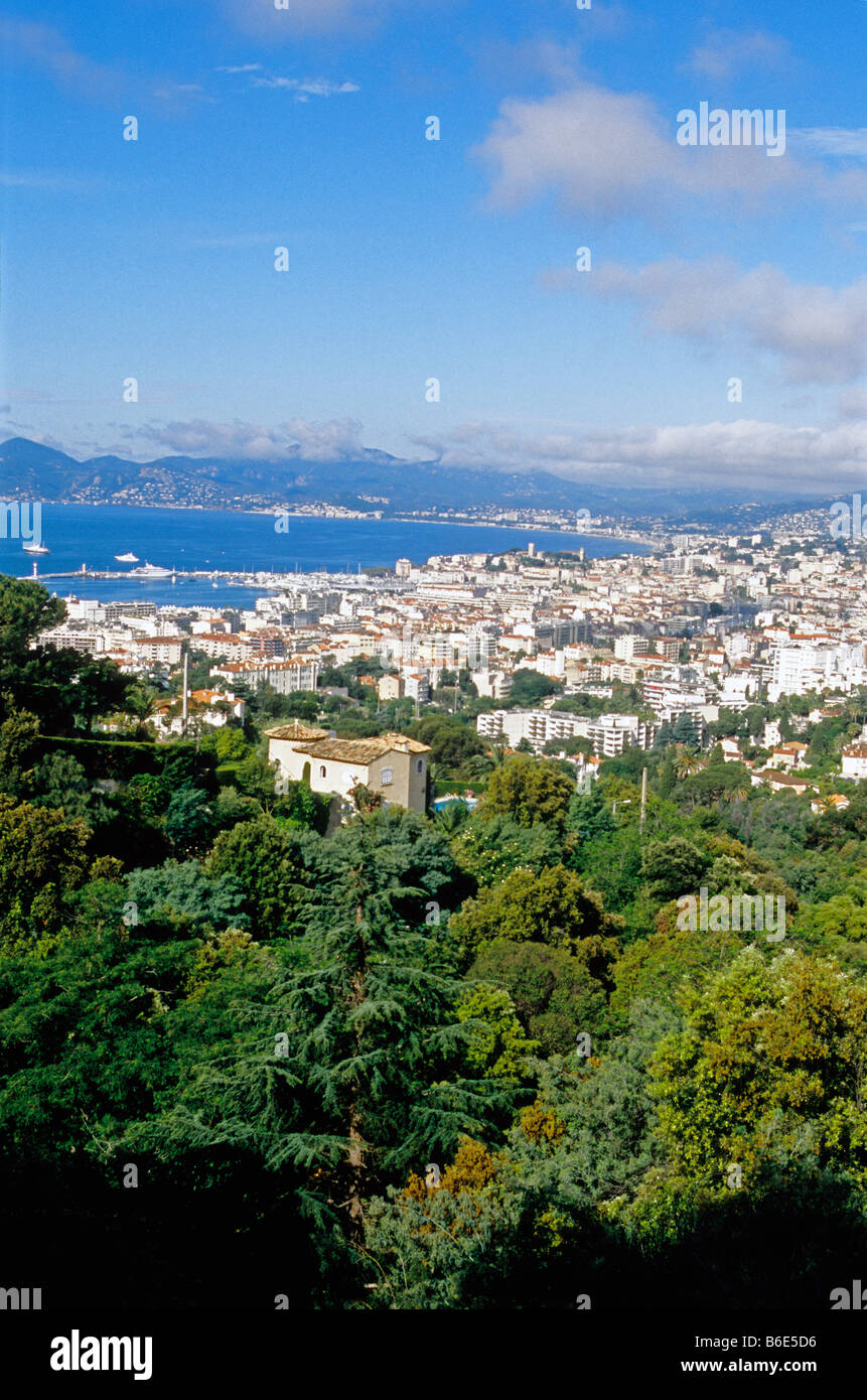 Aerial view of cannes, france hi-res stock photography and images - Alamy