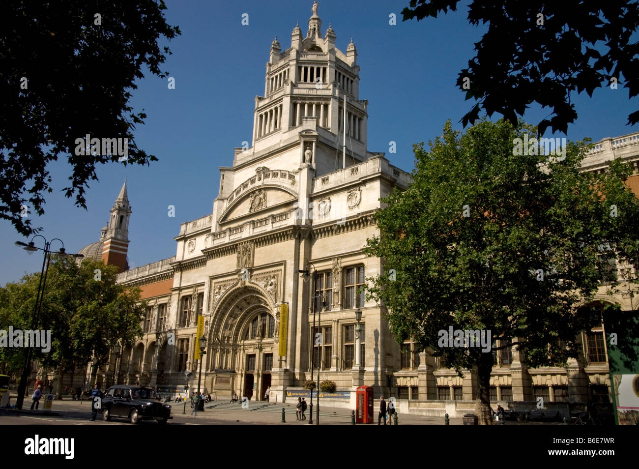 The Victoria and Albert Museum, South Kensington. Stock Photo