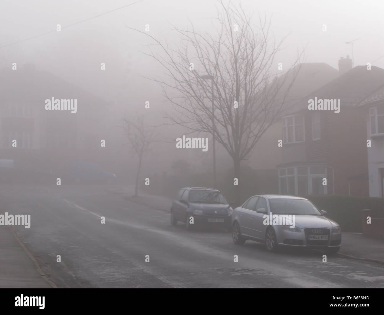 Freezing Fog Stock Photo