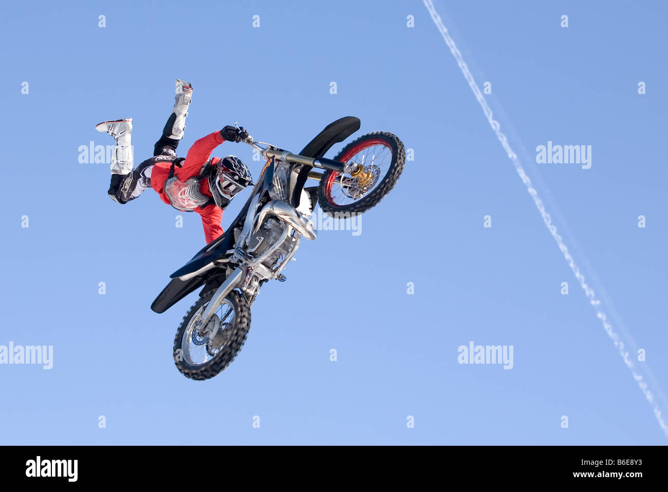 Motocross silhouette hi-res stock photography and images - Alamy