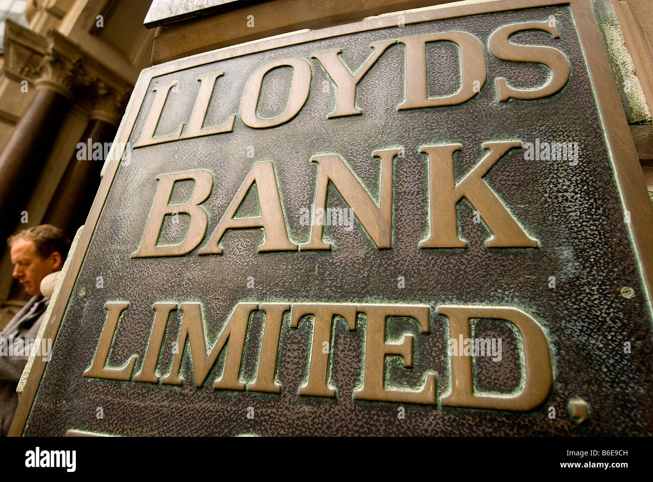 Lloyds bank in Threadneedle st London Stock Photo