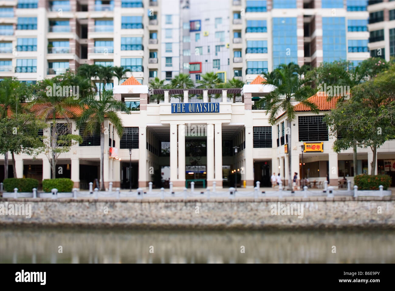 The Quayside condominium Singapore Stock Photo
