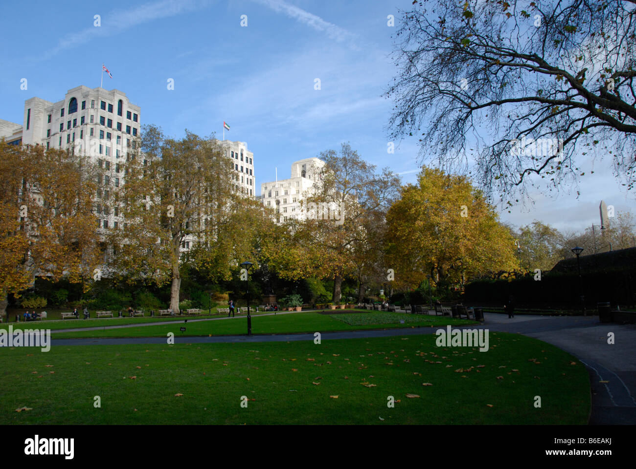 Embankment Gardens Westminster London England Stock Photo Alamy
