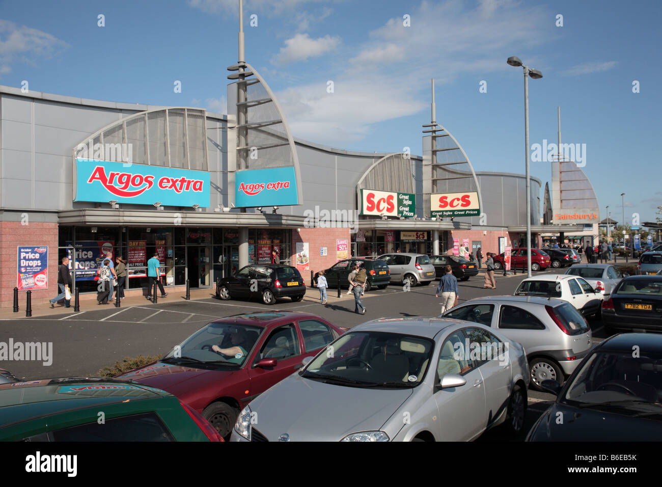 Castle Vale Retail Park, Birmingham Stock Photo Alamy