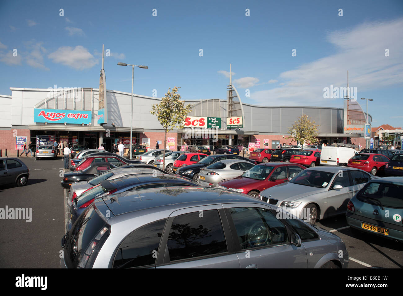 Castle Vale Retail Park, Birmingham Stock Photo Alamy