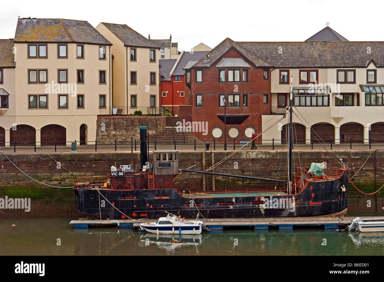 Maryport harbour, Cumbria Stock Photo