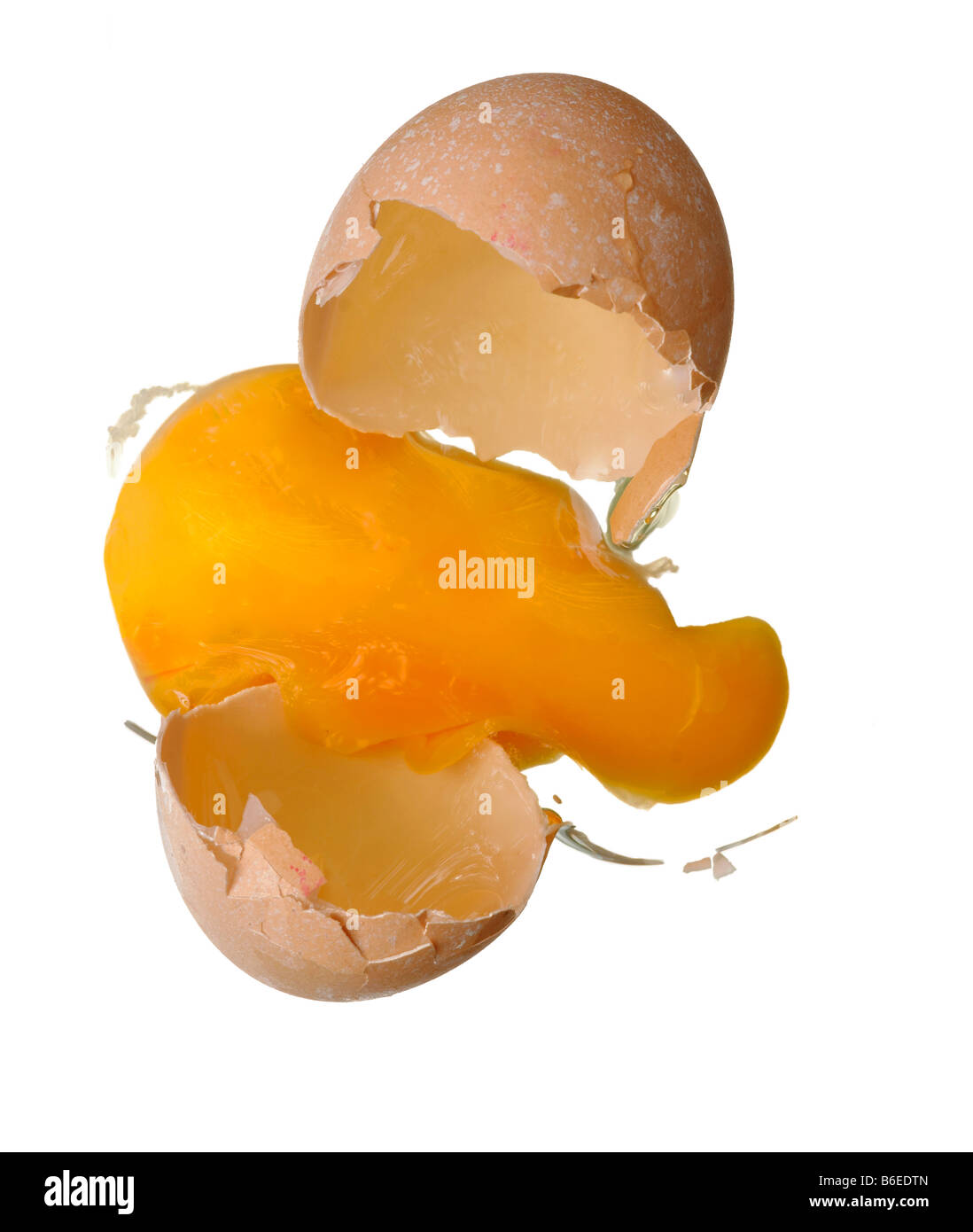 Detail of the cracked egg failure Stock Photo Alamy