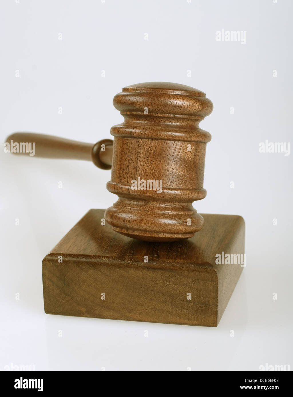 image of a judges gavel isolated on white background Stock Photo Alamy