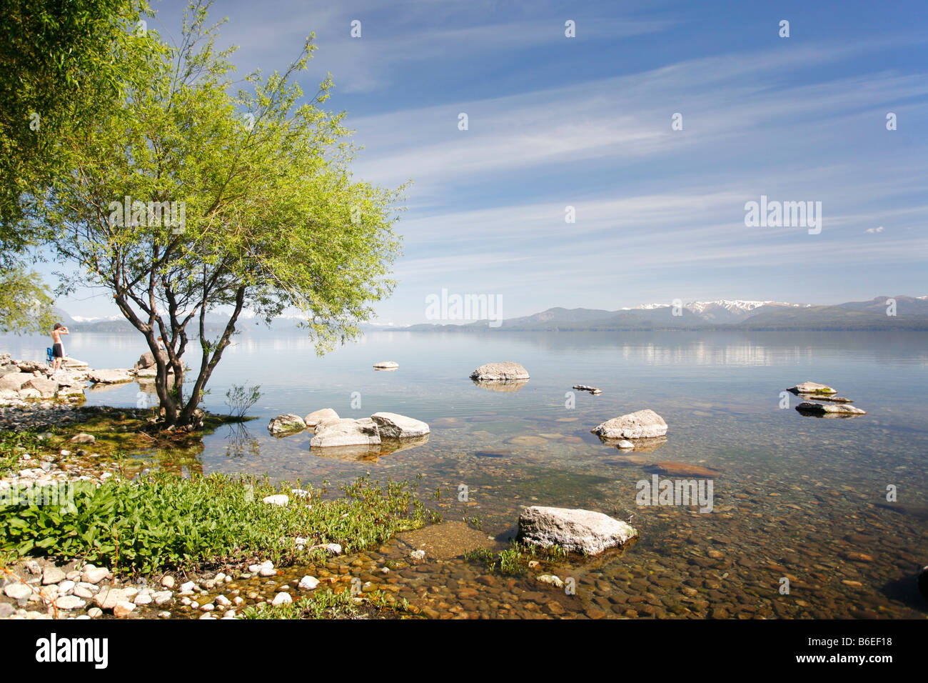 View Of Nahuel Huapi Lake Bariloche Argentina Stock Photo Alamy