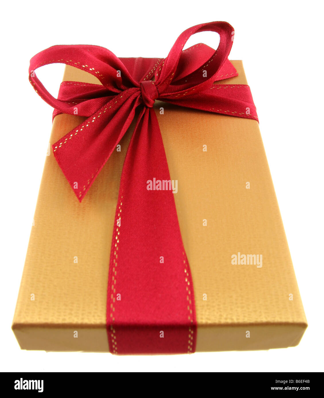 Christmas gift bow ribbon Cut Out Stock Images & Pictures - Alamy