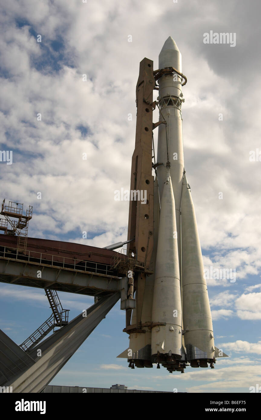 Vostok 1 rocket Stock Photo