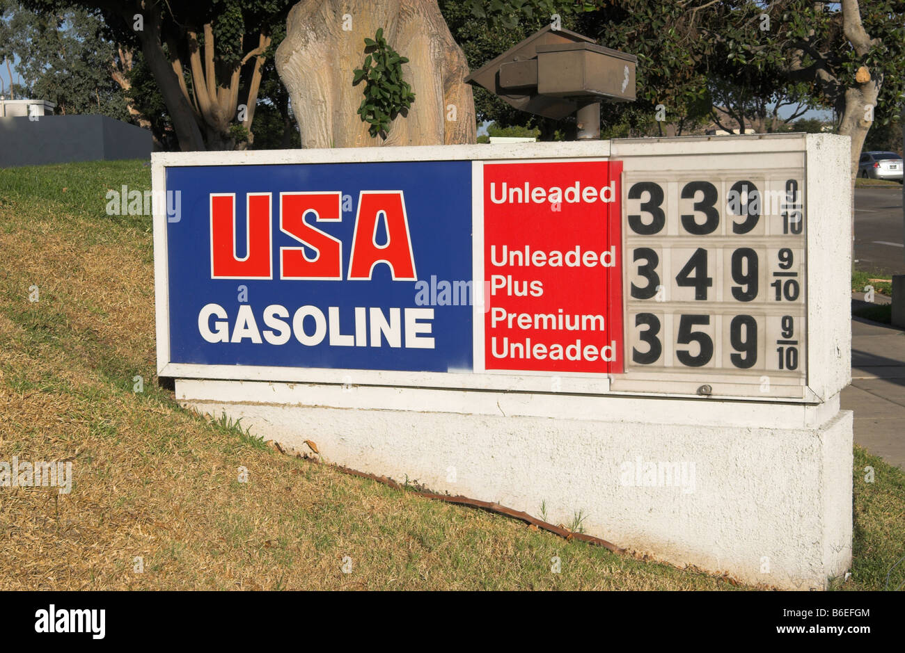 Gas Prices 2008 Usa High Resolution Stock Photography and Images Alamy