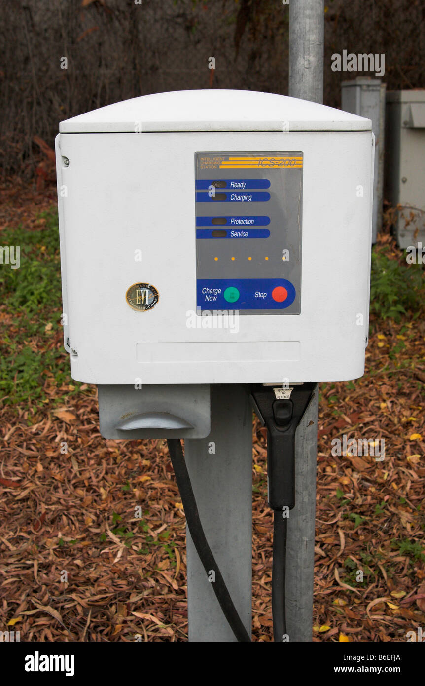 Electric vehicle charger Stock Photo Alamy