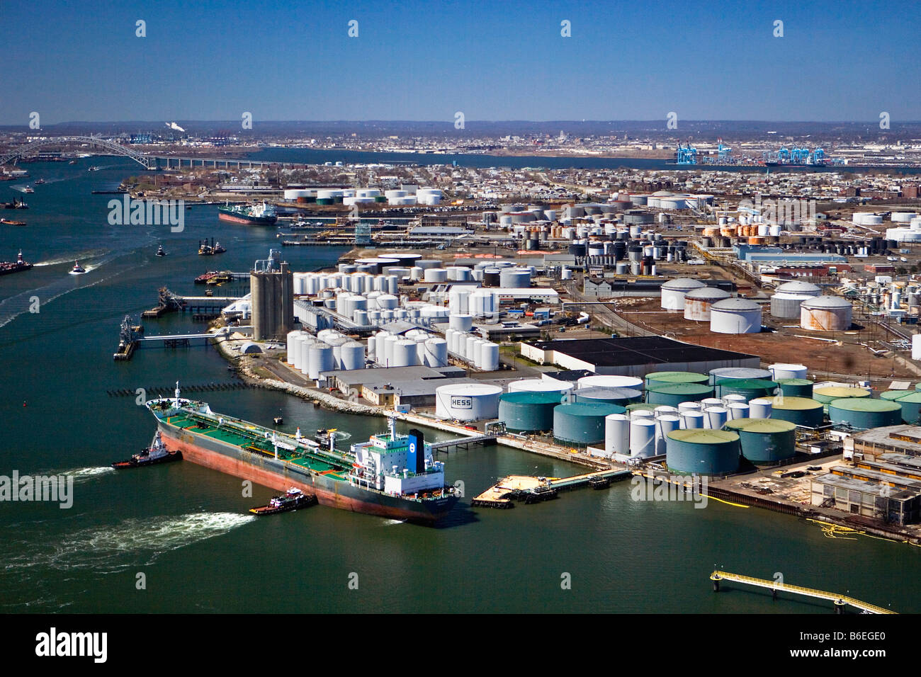 Harbour Oil Storage Aerial High Resolution Stock Photography and Images Alamy