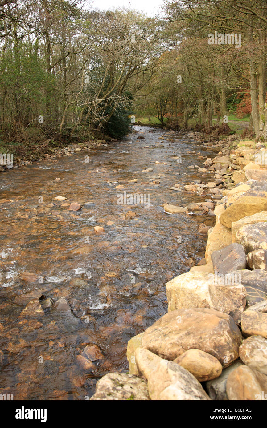 River Gelt in Cumbria North England in autumn Stock Photo