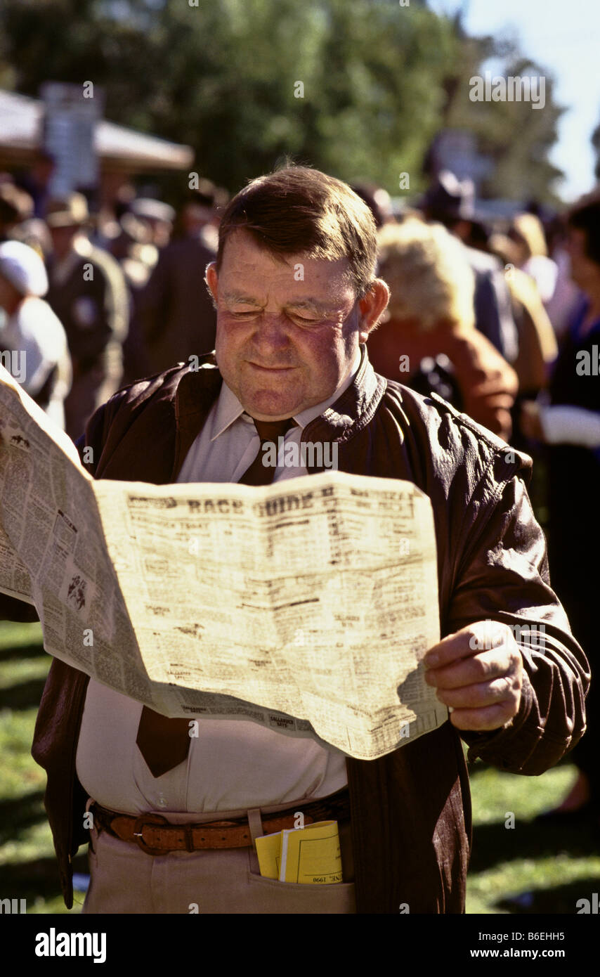 Male punter, Australia Stock Photo