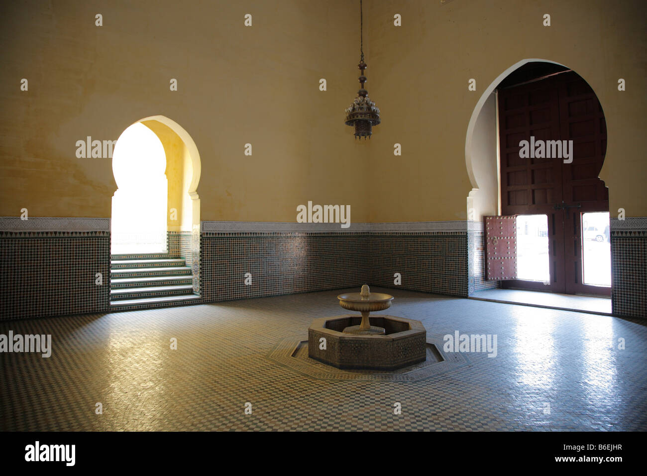 Mausoleum of Moulay Ismail, Meknes, Morocco, Africa Stock Photo