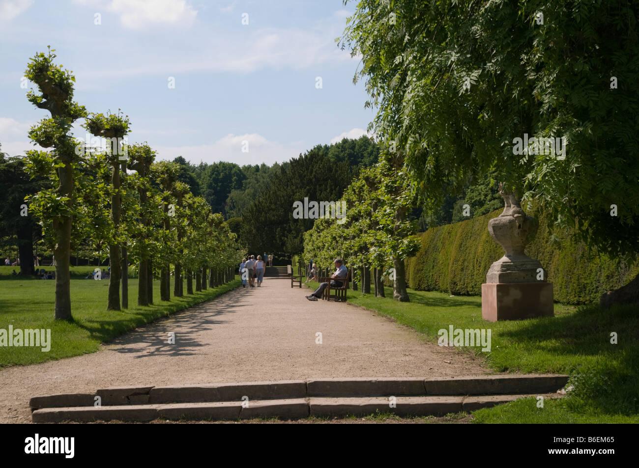 Grounds of Rufford abbey country park near Ollerton in Nottinghamshire England UK Stock Photo
