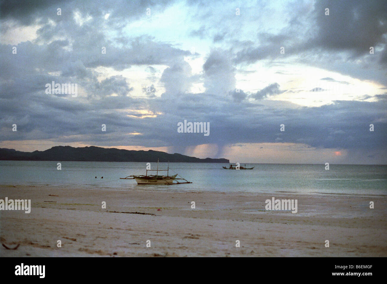 Boracay island in the south of the Philippines Stock Photo