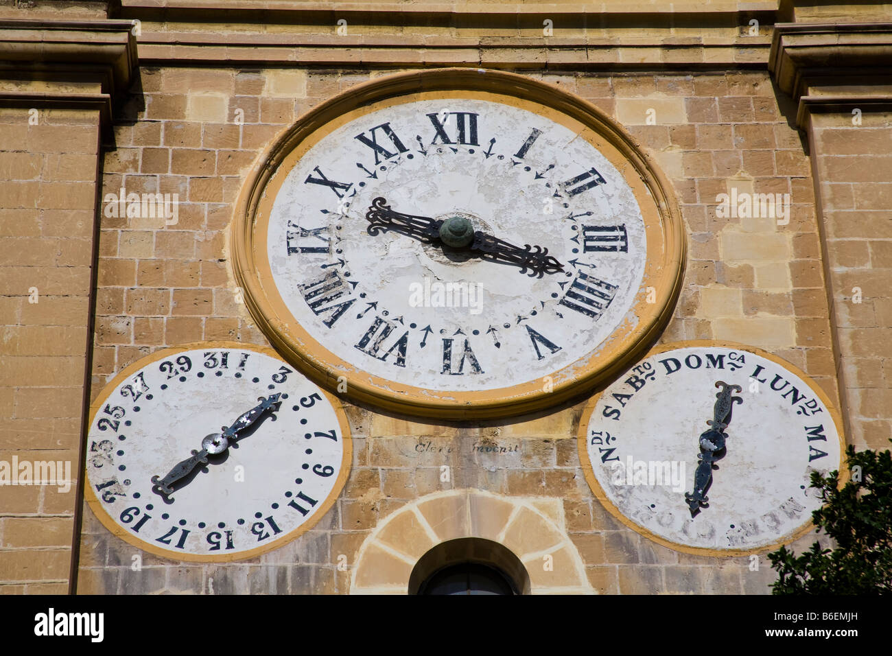 Clocks on the clock tower, Saint John’s Catholic Cathedral, Saint John