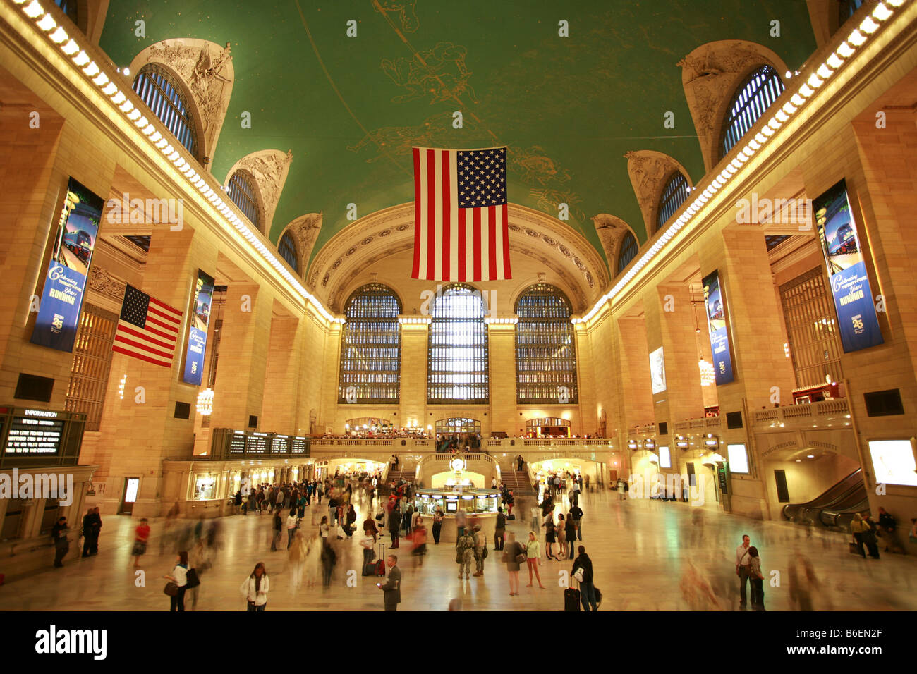 Main hall of the Grand Central Station, Manhattan, New York City, USA Stock Photo