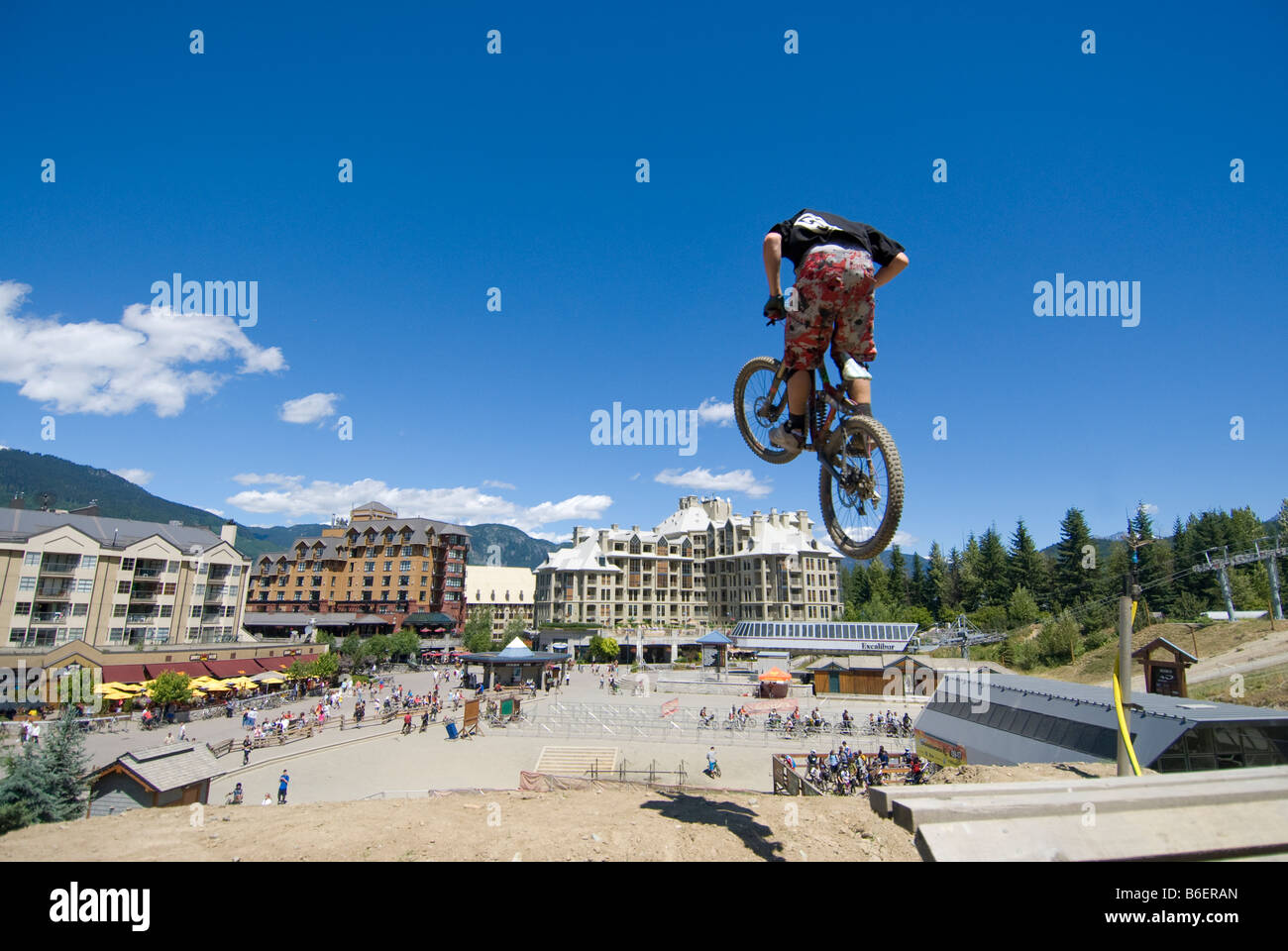 Whistler Bike Park Stock Photo