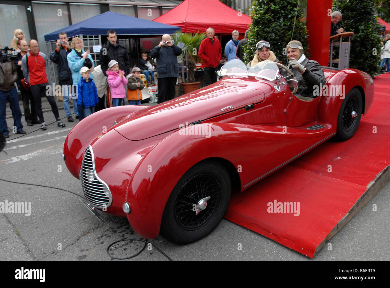Graber Altri, retro motor - vintage car festival, Tuebingen, Baden-Wuerttemberg, Germany Europe Stock Photo