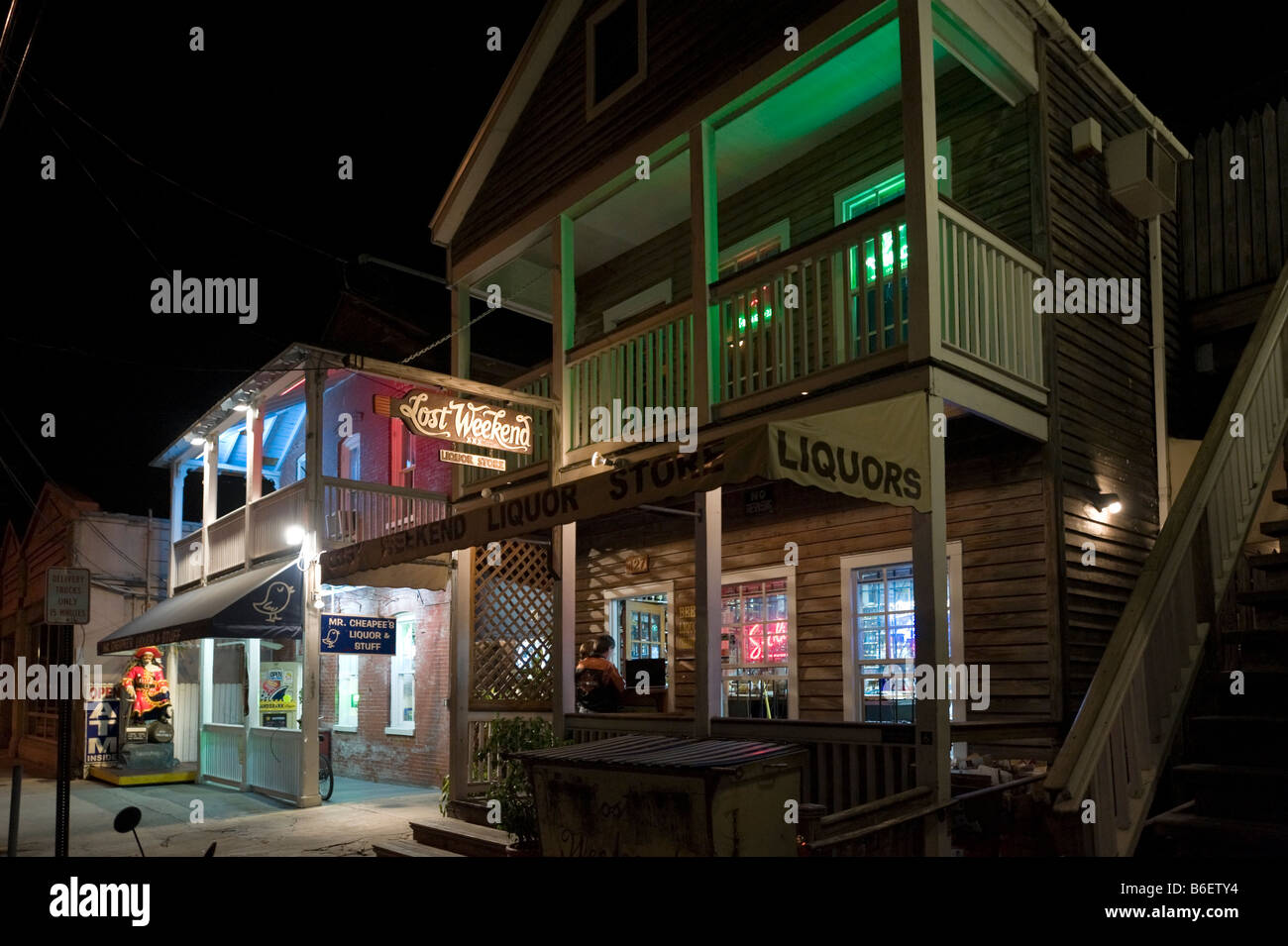Lost Weekend liquor store just off Duval Street in the Old Town, Key