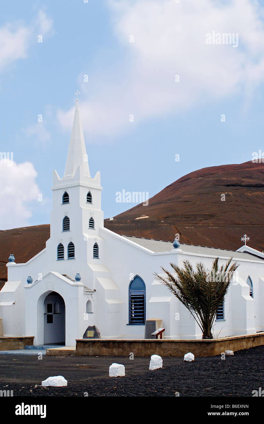 gothic church of on Ascension Island at the African West