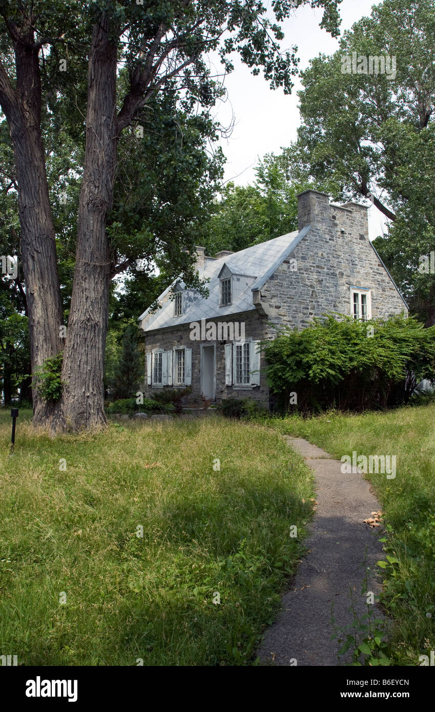 Old cottage Montreal Quebec Canada Stock Photo Alamy