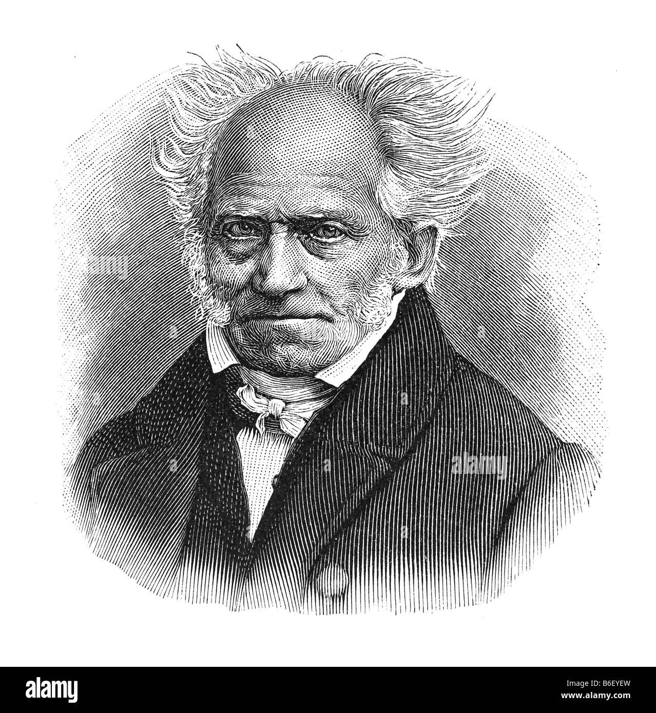 Arthur Schopenhauer, 22. Februar 1788 Danzig - 21. September 1860 Frankfurt Main Stock Photo