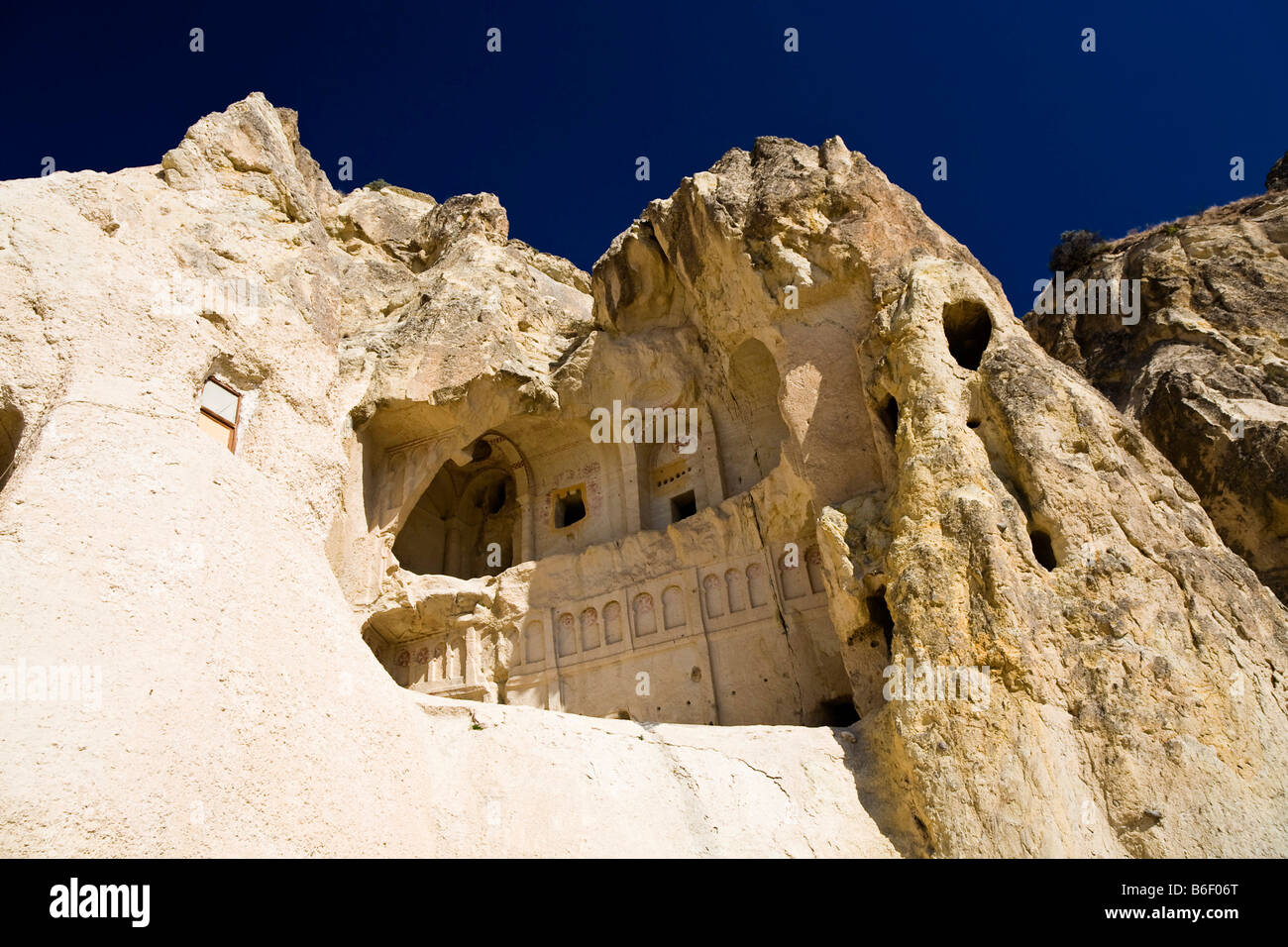 Rock church in Goereme open air museum and UNESCO World Heritage Site ...