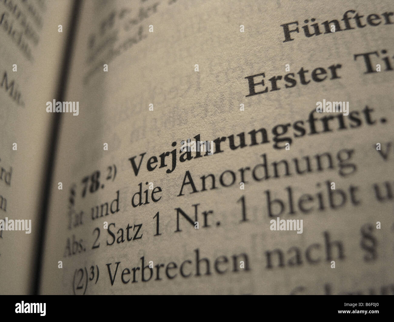 Legal text in statute book of national German law German Criminal Code, General section