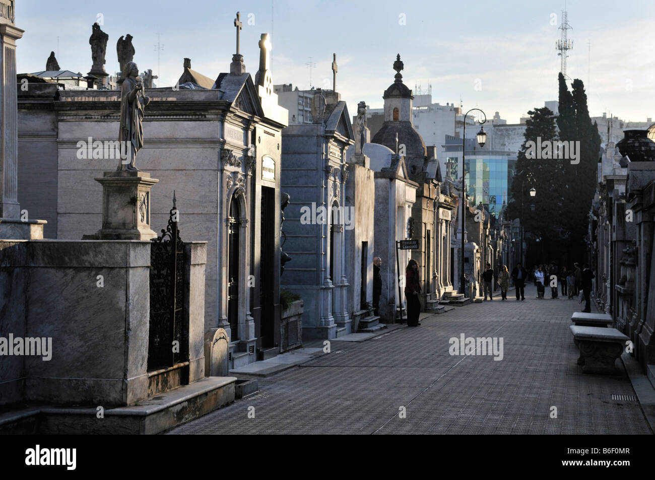 La Recoleta cemetery, Buenos Aires, Argentina, South America Stock Photo
