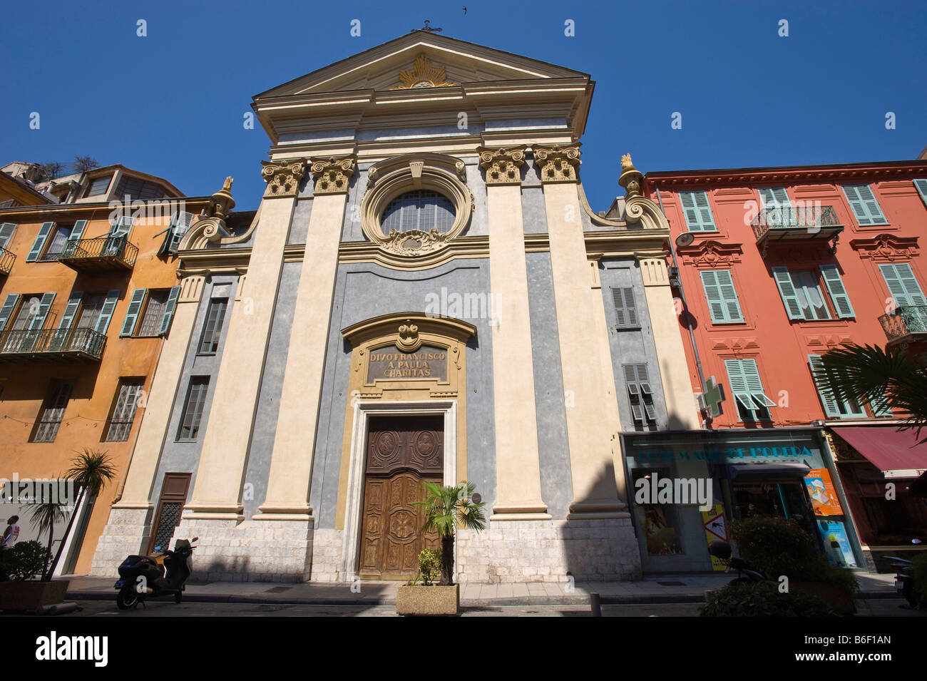 Saint Dominique, Rue de Saint Francois de Paul, Nice, provence Cote d'Azur, France, Europe Stock Photo