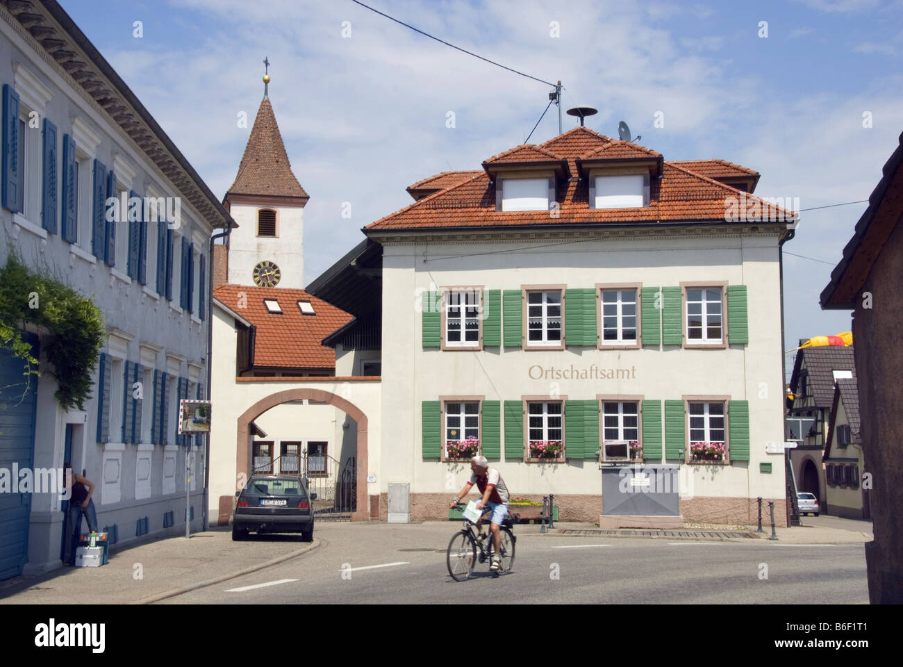 Koenigschaffhausen, city administration, Germany, Baden-Wuerttemberg, Koenigschaffhausen Stock Photo
